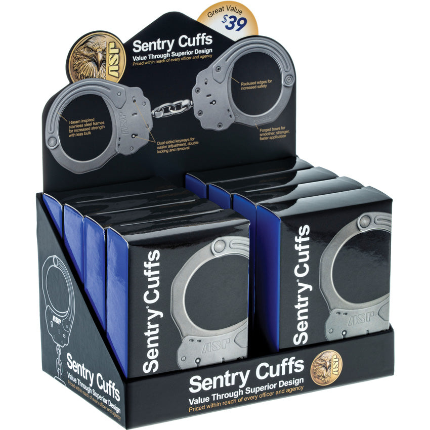 Sentry Handcuff 8pc Display - ASP81934