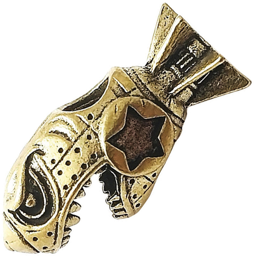 Shark Bomb Bead Brass - CT3035