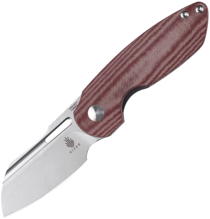October Linerlock Red Micarta - KIV3569A2