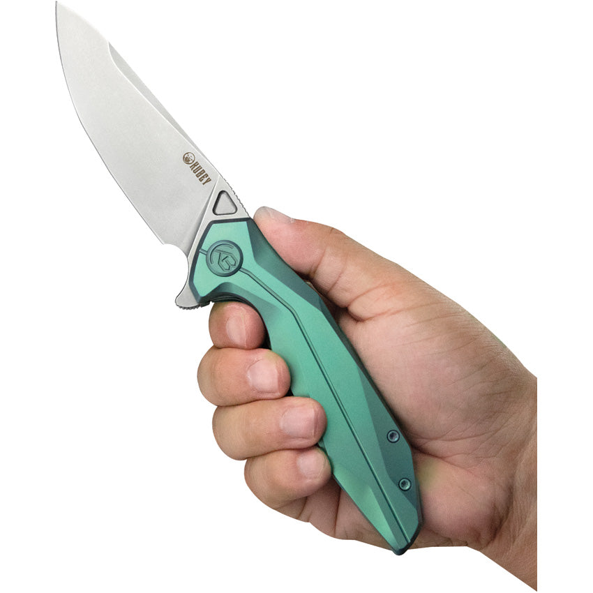 Nova Framelock Green Titanium - KUB235H