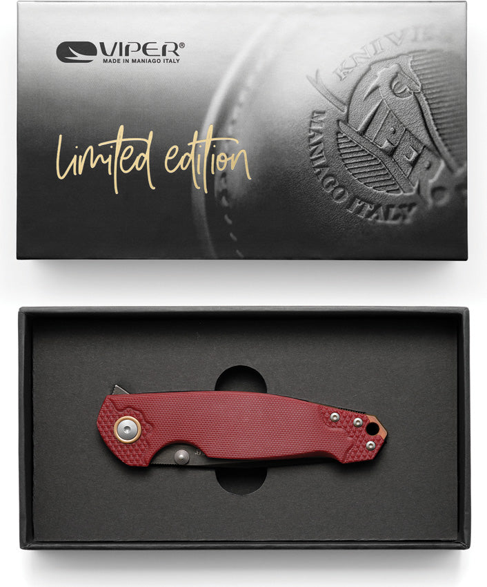 Katla Linerlock LE Red G10 - V5984GR3D