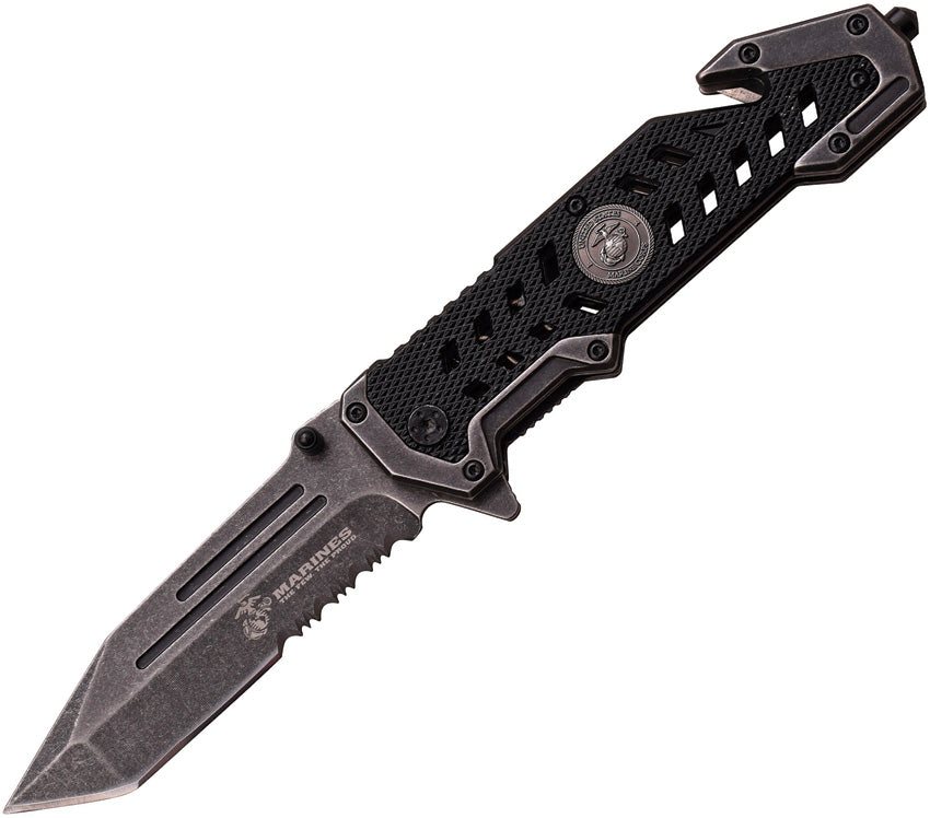 Marines Linerlock A/O Black - USMA1052SW