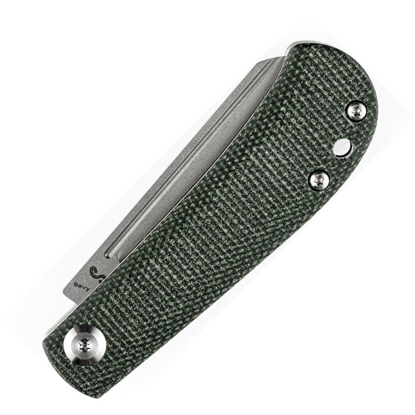 Bevy Slip Joint Green Micarta - KT2026F2