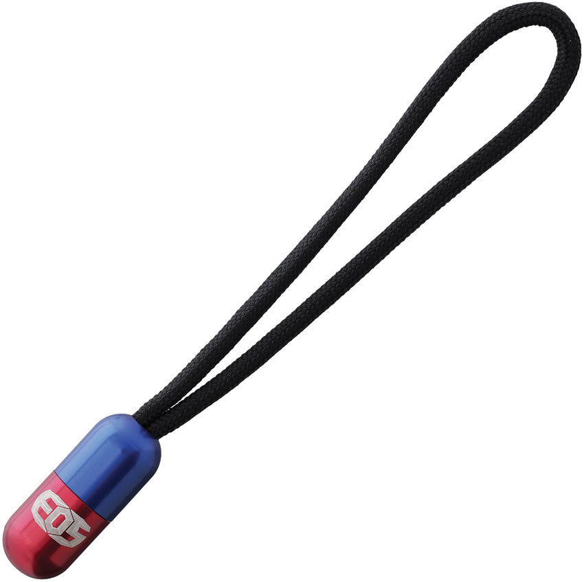 Pill Bead Lanyard Red/Blue - EOS132
