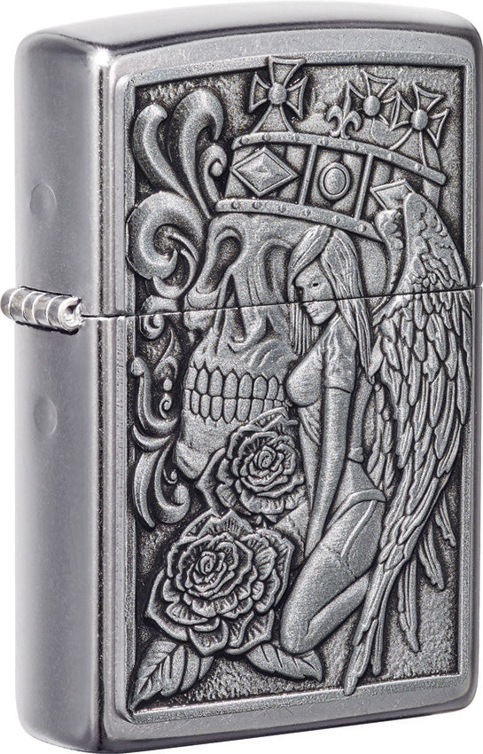 Skull And Angel Lighter - ZO19938