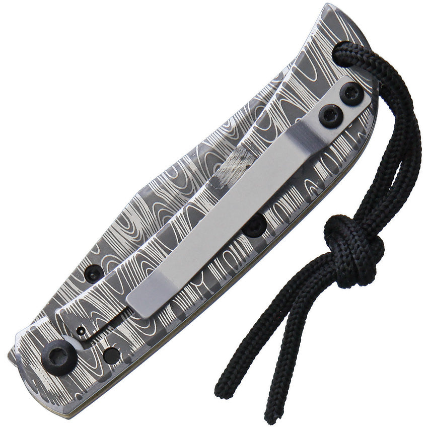 Damascus Finish Framelock - RR1981