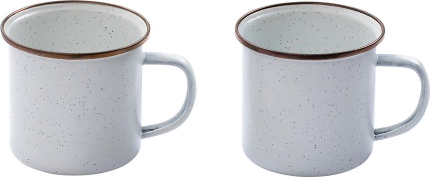 Enamel Cup Set Eggshell - BARE393