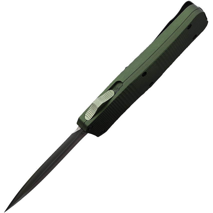 Auto OTF Stiletto Green Plain - MANOTF817