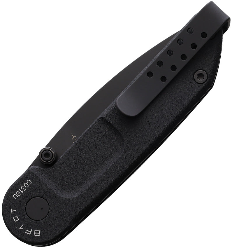 BF1 Linerlock Black Ruvido - EX0144RVB