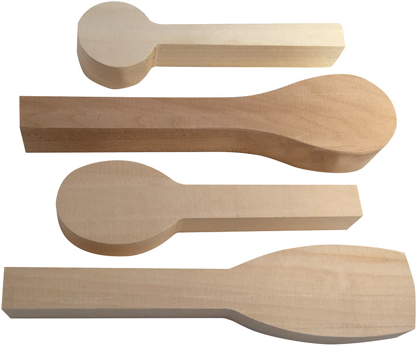 Basswood Spoon Blank Set - FLEXSKSB4