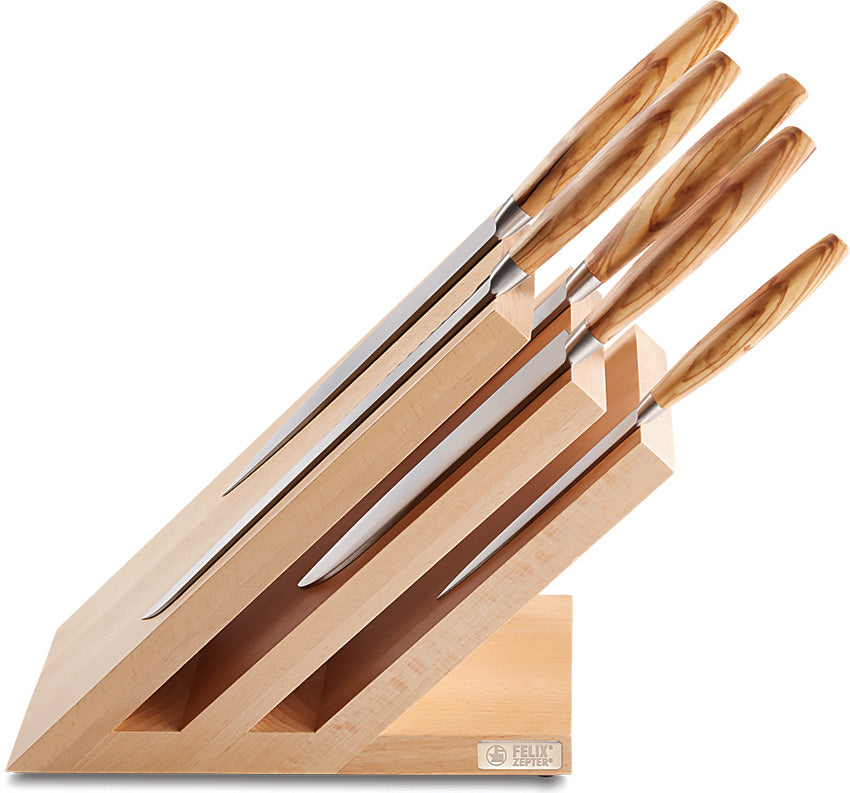 6pc Knife Set with Block - FEL979506