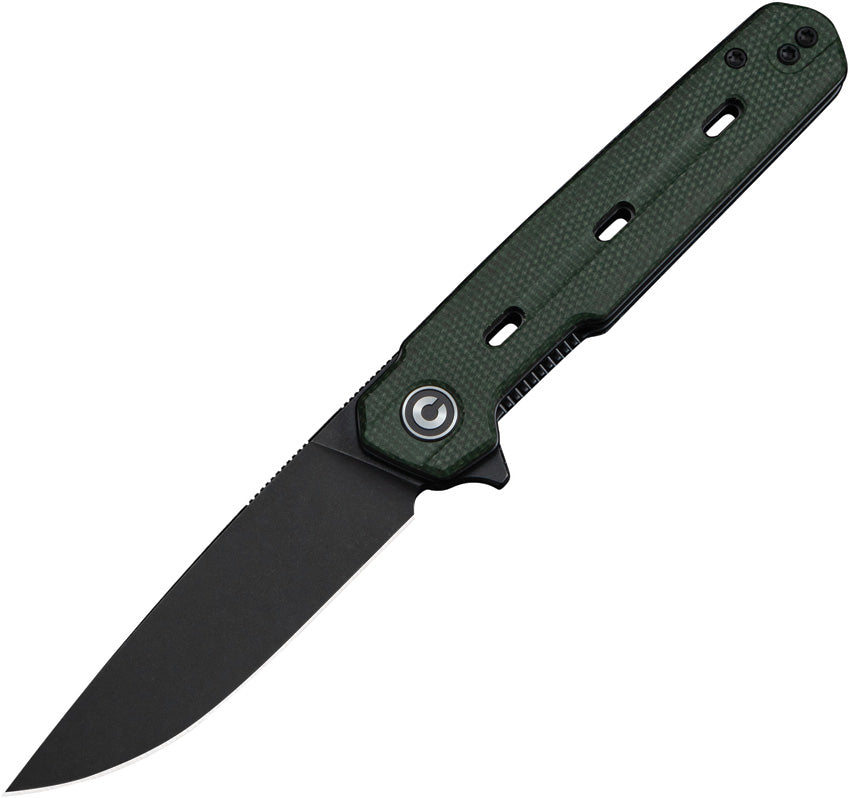 Navo Linerlock Green Micarta - CIVC25015A2