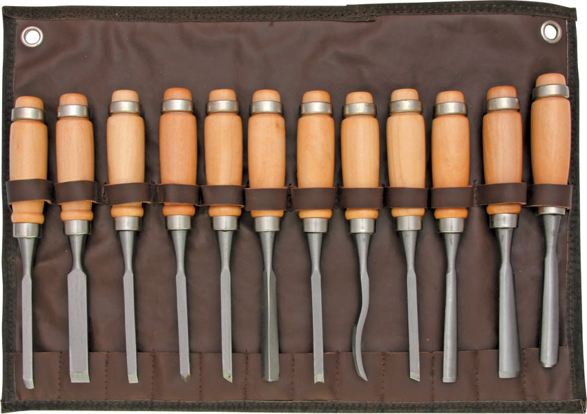 12 Piece Carving Chisel Set - D2227