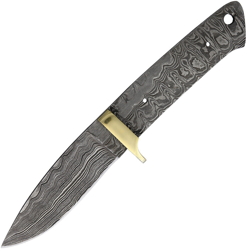 Knife Blade Drop Pt Damascus - BL129D