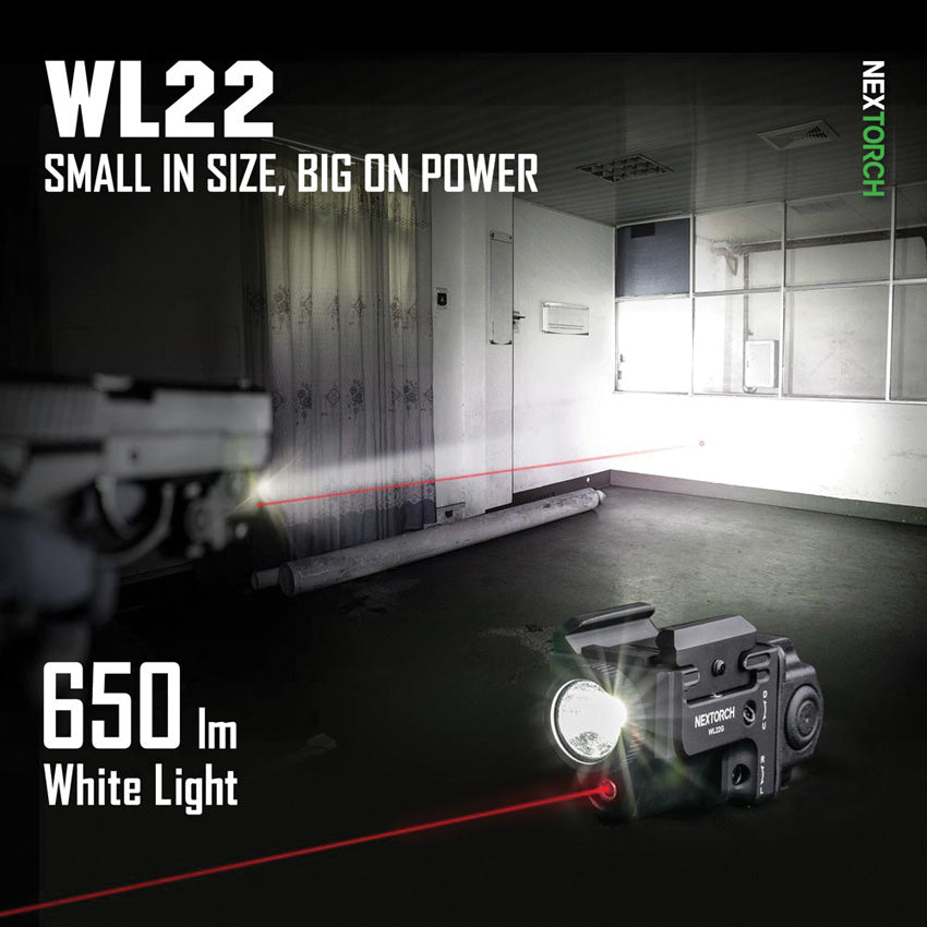 WL22 Compact Weapon Light - NXWL22R