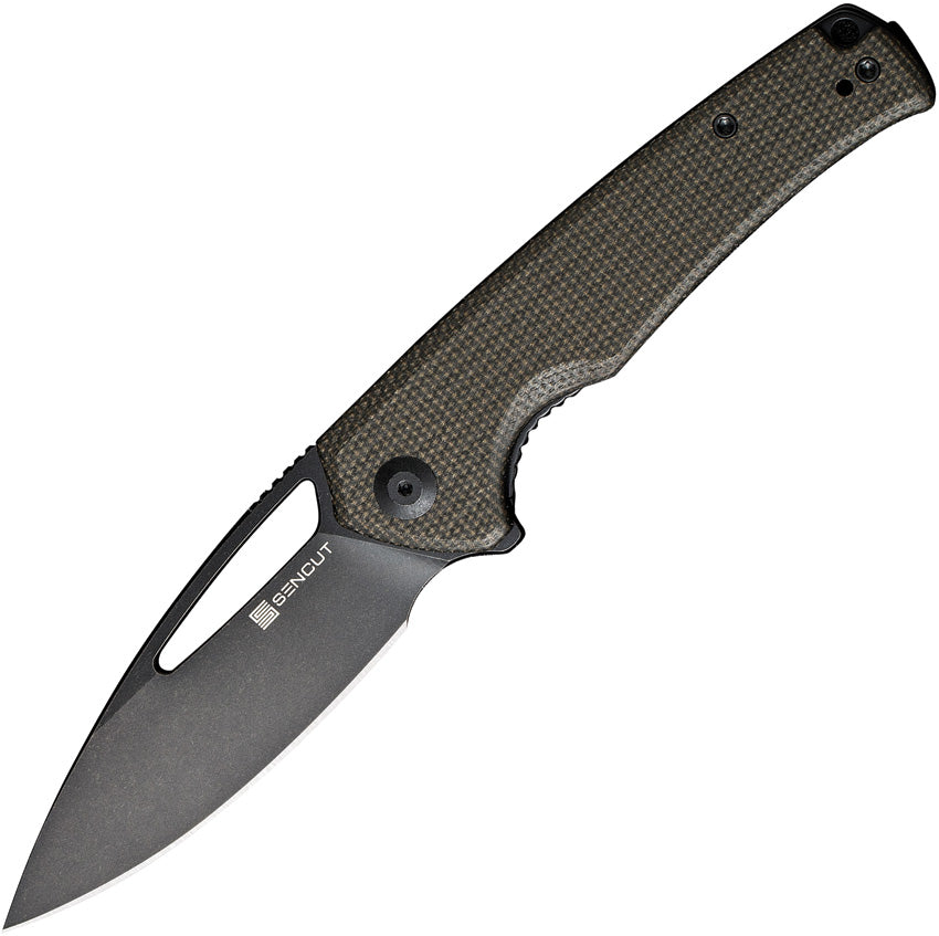 Mims Linerlock Green Micarta - S210133