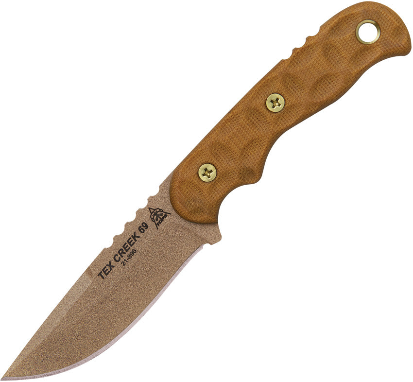 Tex Creek 69 Tan Blade/Handle - TPTEX69