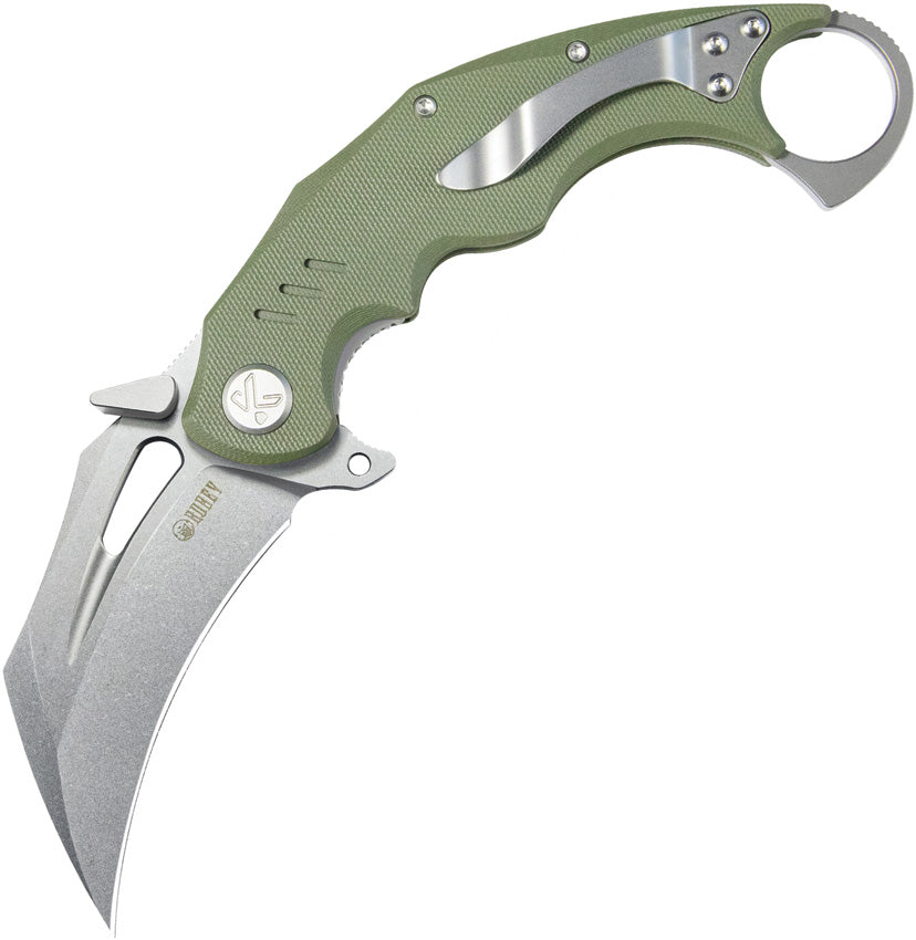 Wrath Karambit Linerlock Green - KUB261B