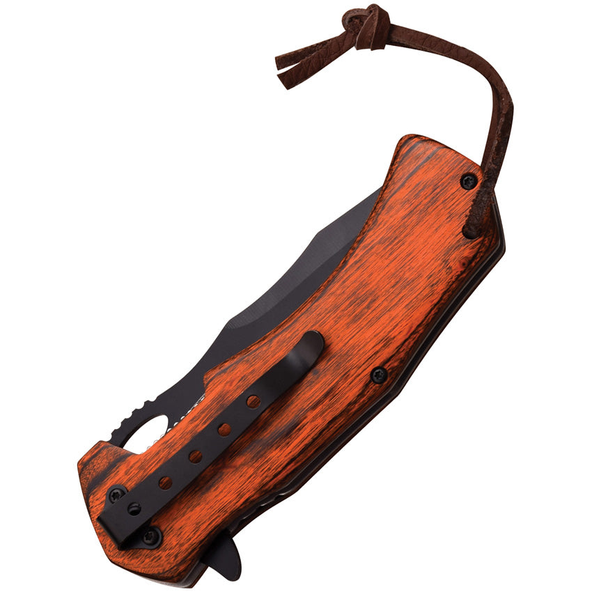 Linerlock A/O Brown Pakkawood - TF936BW