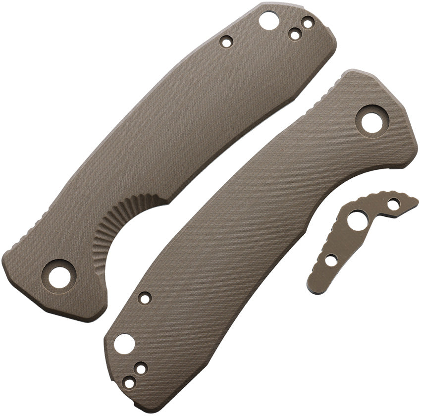 Large Linerlock Handle Tan - HB4018
