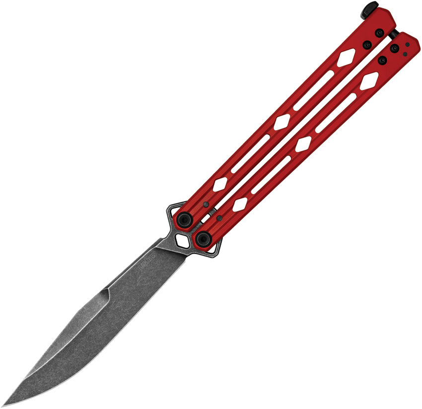 Lucha Butterfly Knife Red - KS5150RDBW