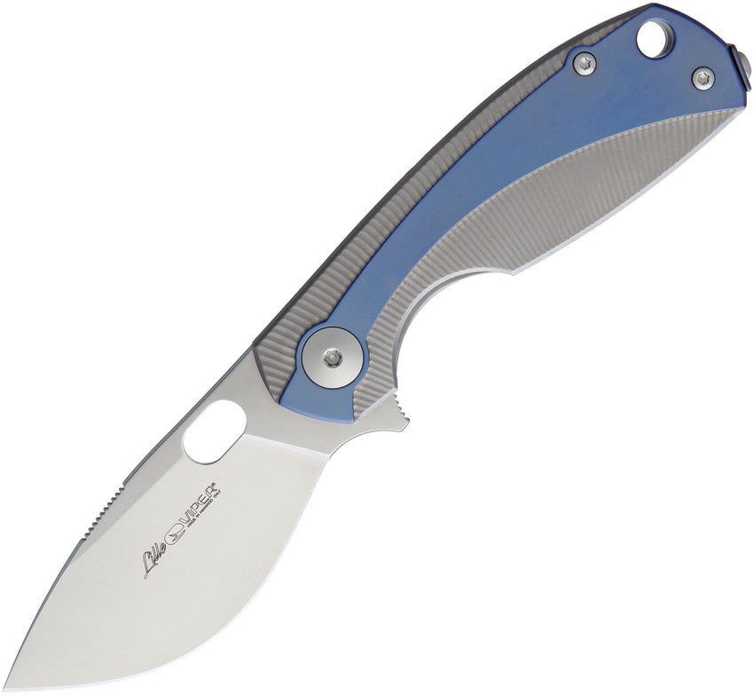 Lille Framelock Titanium Blue - V5962TIBL