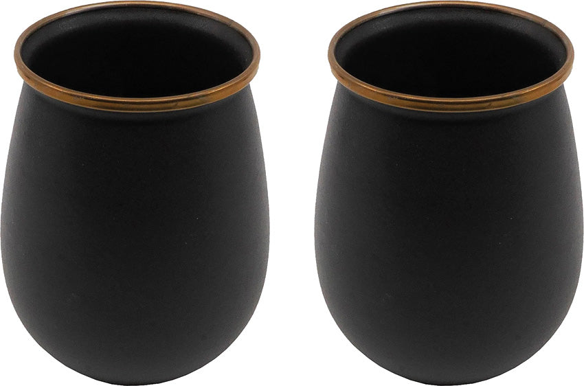 Enamel Tumbler Set Charcoal - BARE388