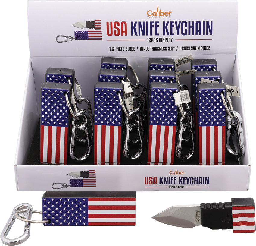 USA Keychain Knife 12 Pack - CBG98114