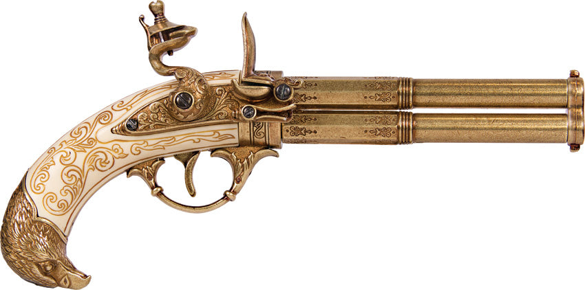 French 2 Barrel Flintlock - DX1305
