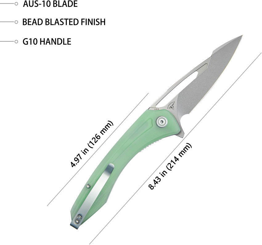 Merced Linerlock Jade - KUB345D