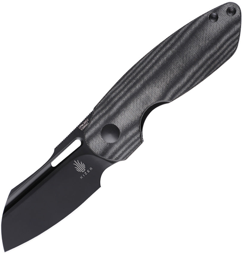 October Linerlock Blk Micarta - KIV3569A1