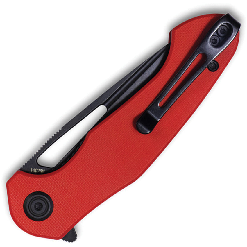 Dugu Linerlock Black Red - KUB210F