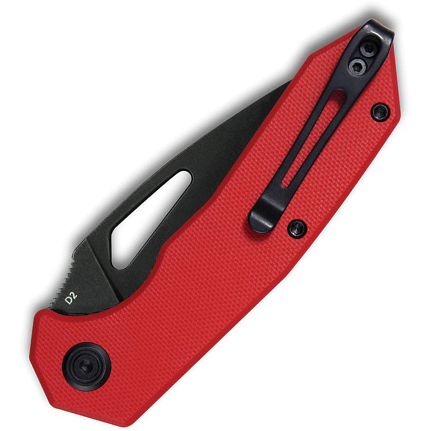 Coeus Linerlock Black Red - KUB122H