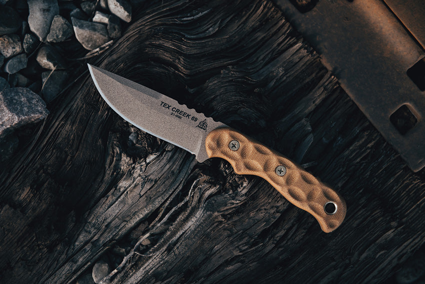 Tex Creek 69 Tan Blade/Handle - TPTEX69