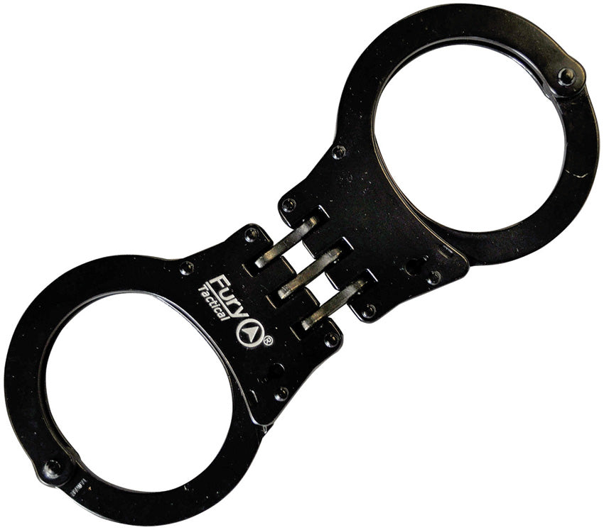 Handcuffs Hinged Black - FY15949