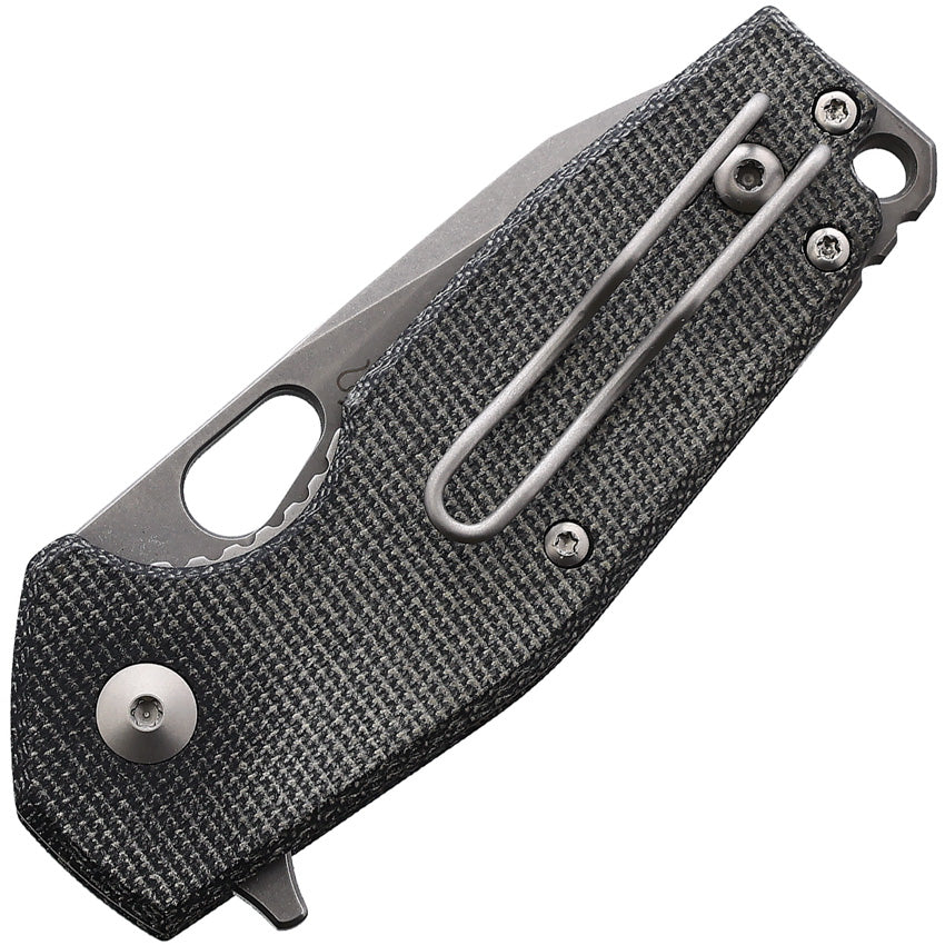 Suru Linerlock Black Micarta - FOX526LIMB