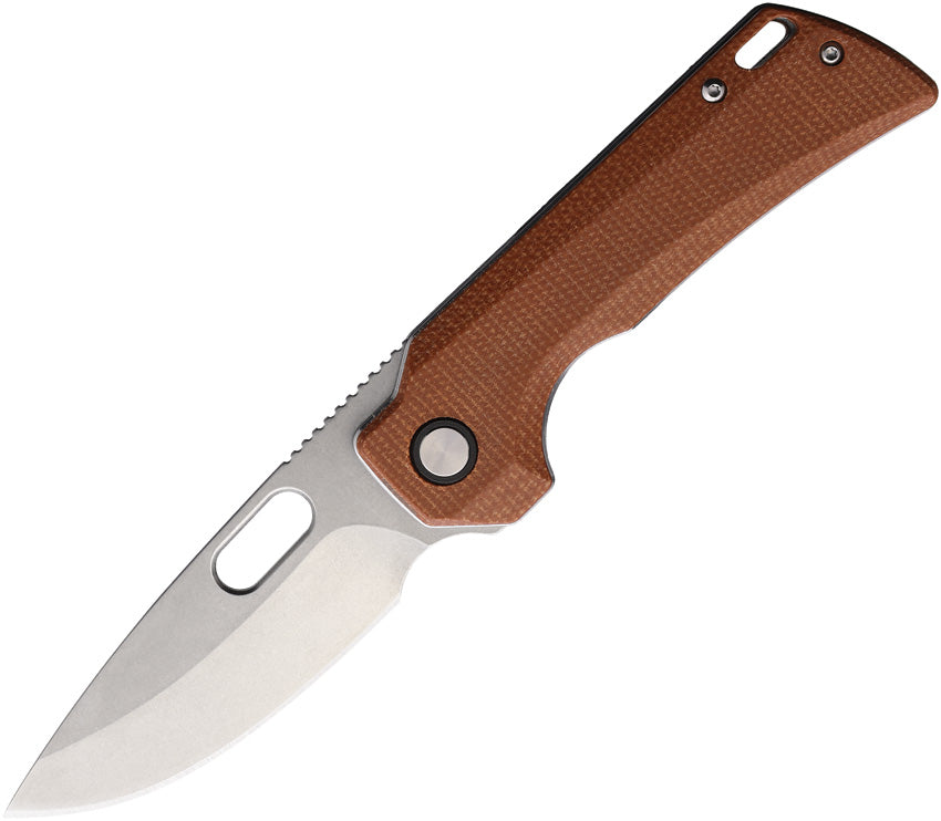 Linerlock Brown Micarta - RR2706