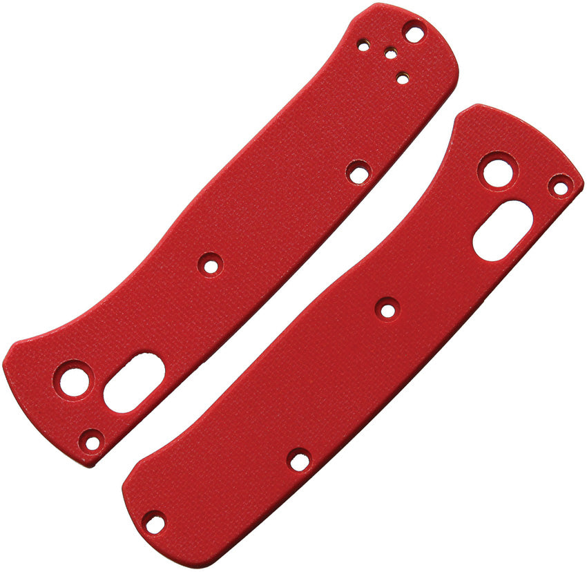 Mini Bugout Handles Red G10 - FLY691