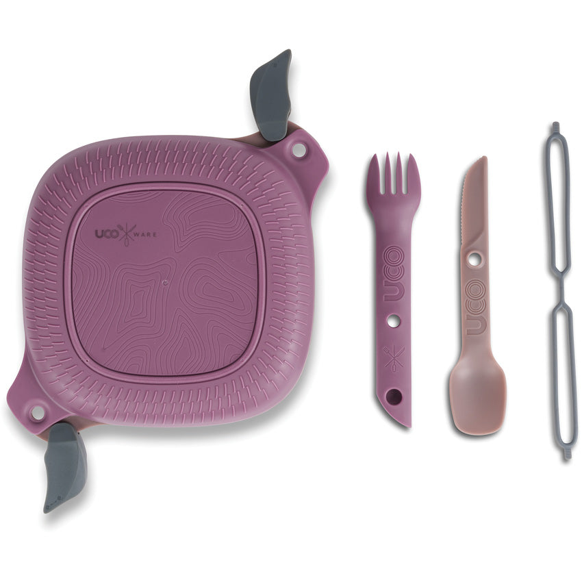 Eco 5 Piece Mess Kit Plum - UCO00437