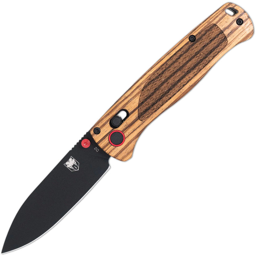 Bar Lock Zebra Wood DP Blk - CBTZWDBLDBK