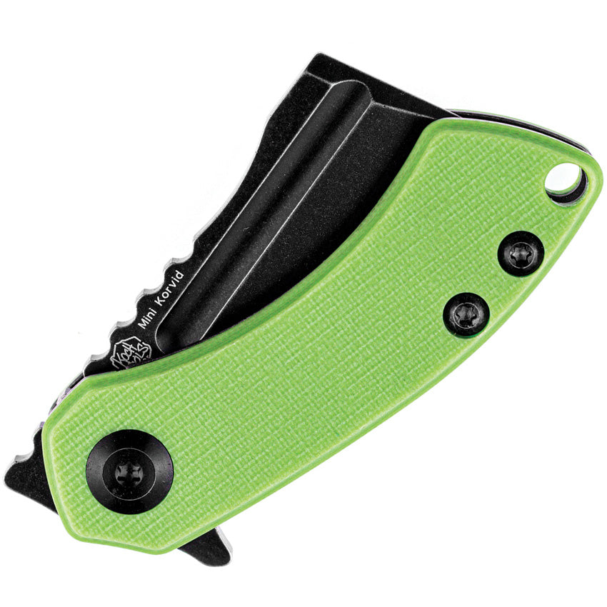 Mini Korvid Linerlock Green - KT3030A8