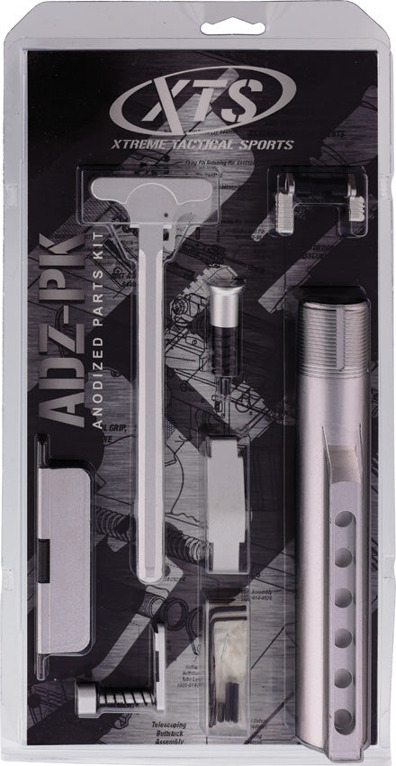 ADZ-PK Anodized Parts Kit Sil - XTSADZPKSL