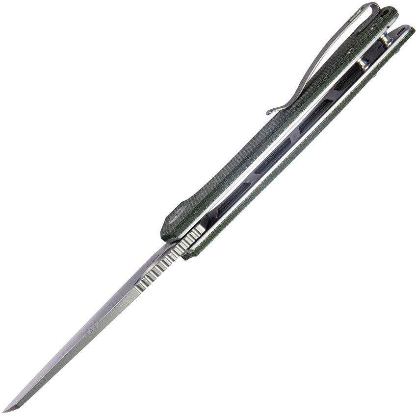 Elang Linerlock Green Micarta - KUB365E