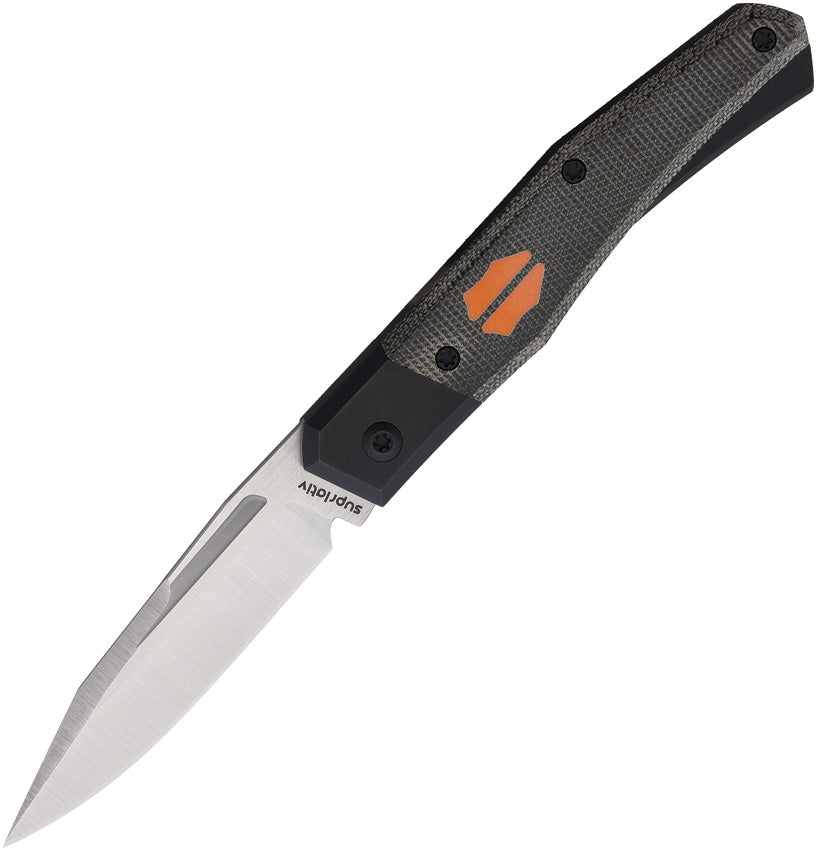 Infidel Slip Joint Blk Micarta - SUP016