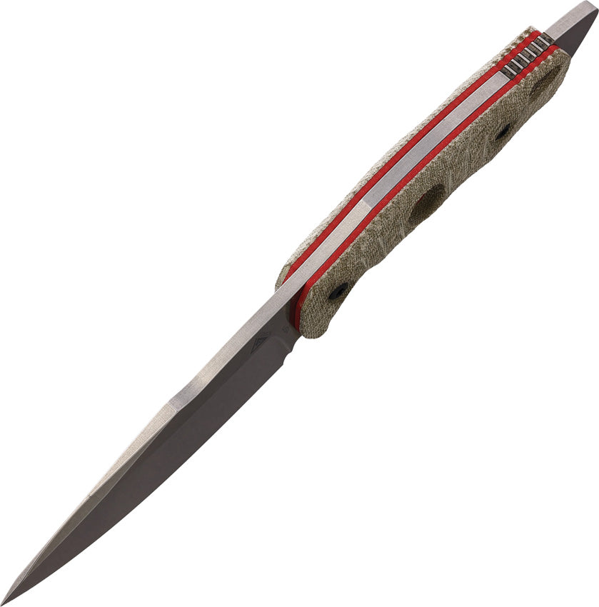 Alaris Fixed Blade Grn/Red - FOB038