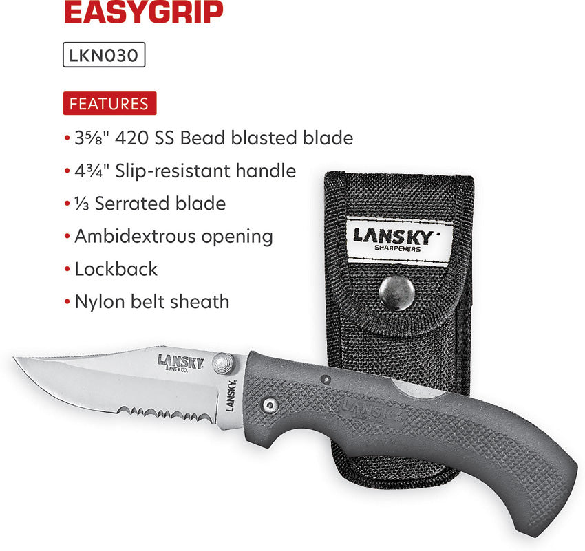 LKN030 Easy Grip Lockback (LSK - LKN030