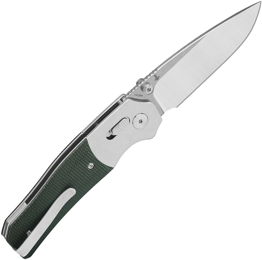 Vault Glyde Lock Green Micarta - QS157B1