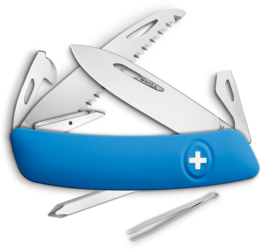 D06 Swiss Pocket Knife Blue - SZA601030