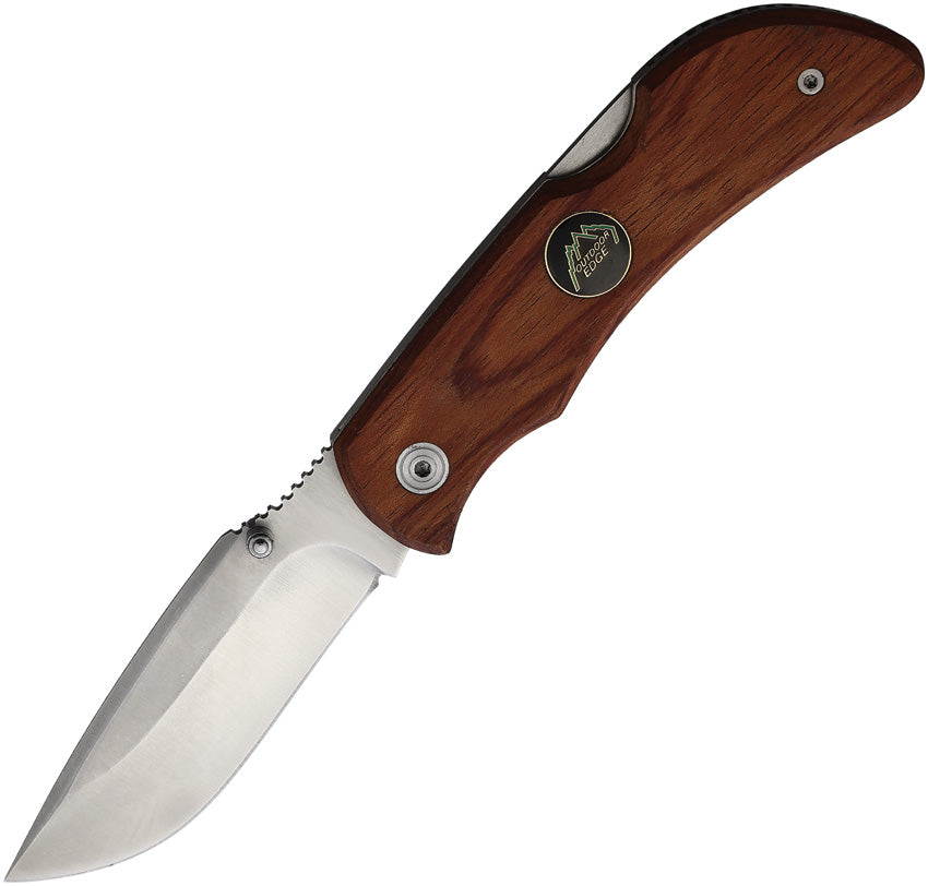 Pocket Lite Lockback Wood Bulk - OEPL10WB