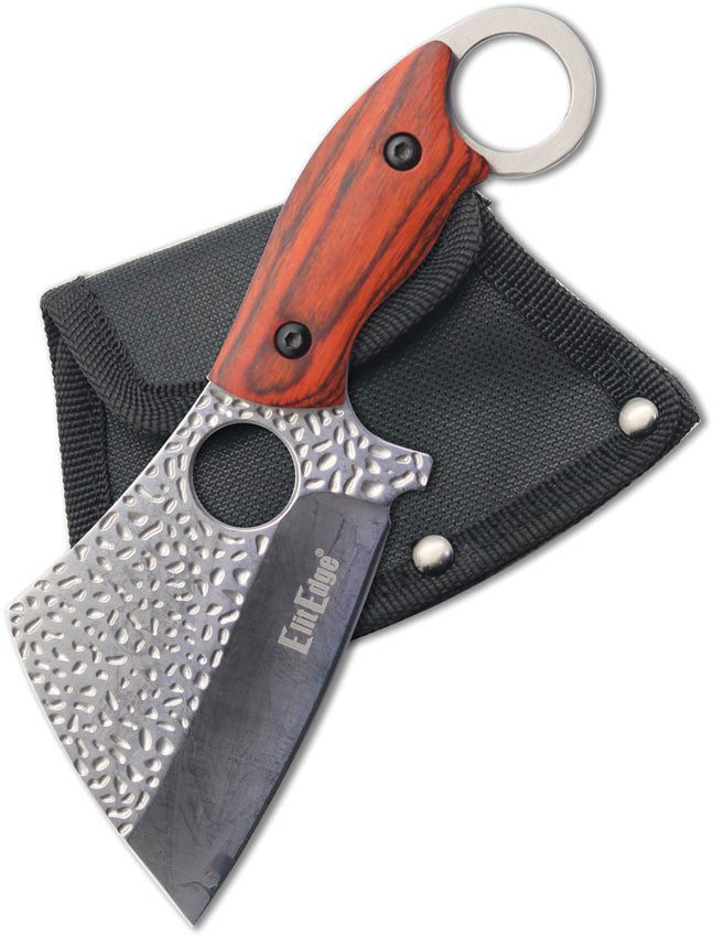 Fixed Blade Cleaver Brown - EE20664SW